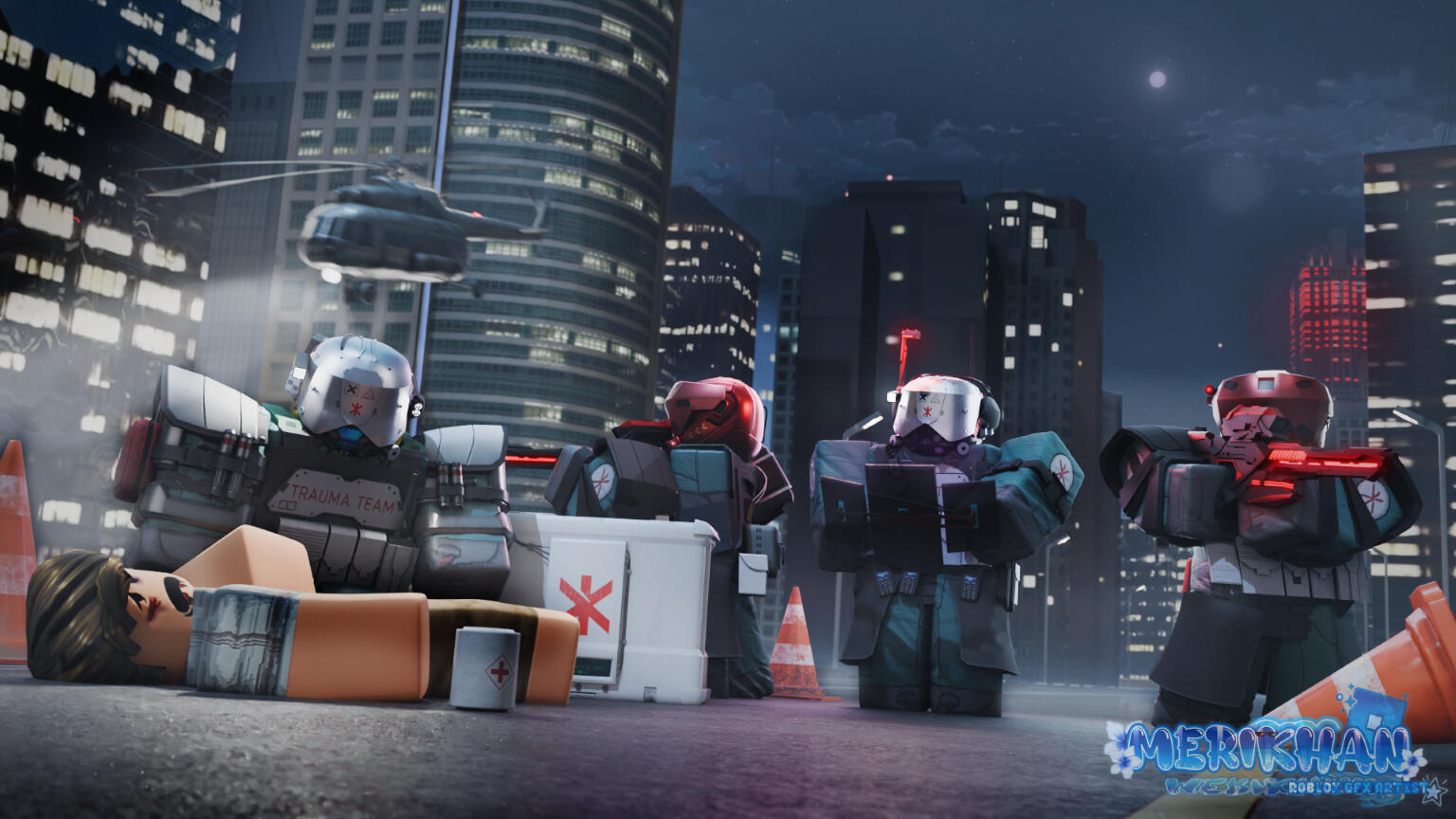 Trauma Team GFX Commission made for a premium client